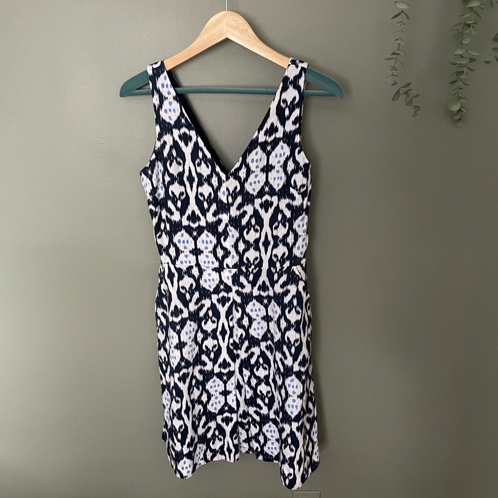 GAP Linen Ikkat print Dress Size 2